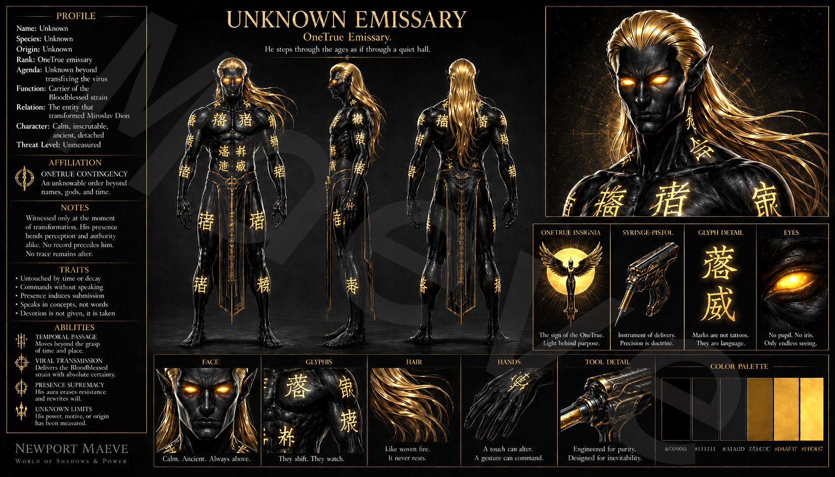 The Unknown Emissary — OneTrue Emissary, a character from The Newport Maeve Chronicles