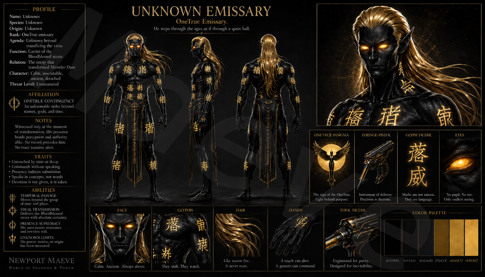 The Unknown Emissary — OneTrue Emissary, a character from The Newport Maeve Chronicles